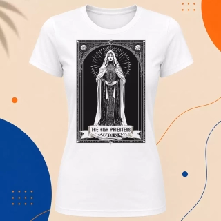 Dámské tričko - The High Priestess - Velekněžka - Tarot - Velká Arkána